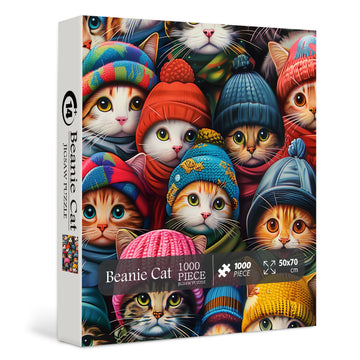 Beanie Cat Jigsaw Puzzle 1000 Pieces